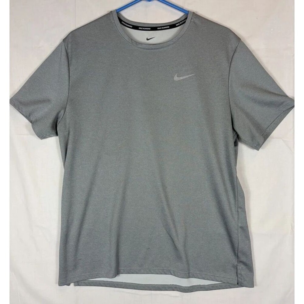 Nike Running Dri-Fit T-Shirt S/S Gray Men’s Medium